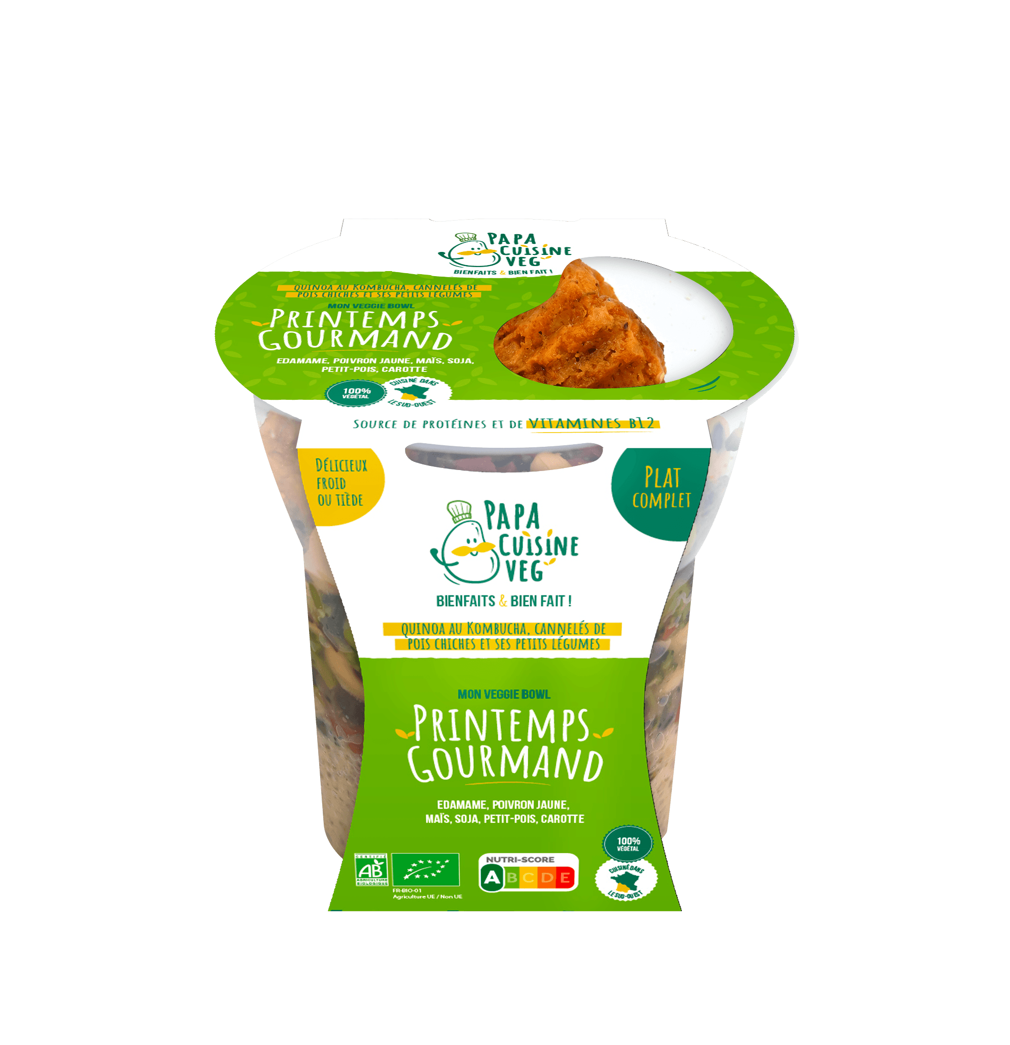 Veggie bowl Printemps Gourmand dans son pot